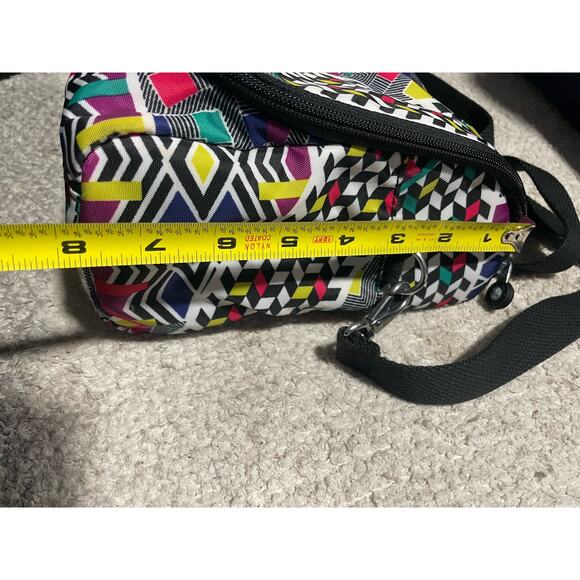 Kipling Lunch Box Insulated Crossbody Strap with Monkey Funky Pattern AC7256-095 - Picture 5 of 15